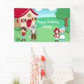 Banderoles Petit chaperon Rouge Filles de conte de Fairytale (En situation)