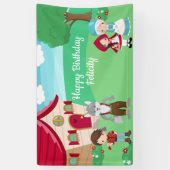 Banderoles Petit chaperon Rouge Filles de conte de Fairytale (Vertical)