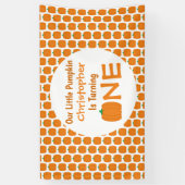 Banderoles Petit Citrouille 1er anniversaire (Vertical)