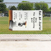 Banderoles Petit déjeuner du matin Restauration rapide (En situation)