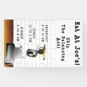 Banderoles Petit déjeuner du matin Restauration rapide (Horizontal)