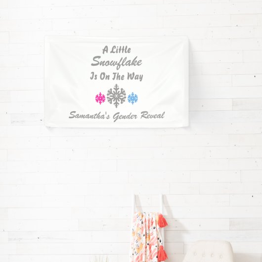 Banderoles Petit Flocon Sur Le Chemin (Insitu)