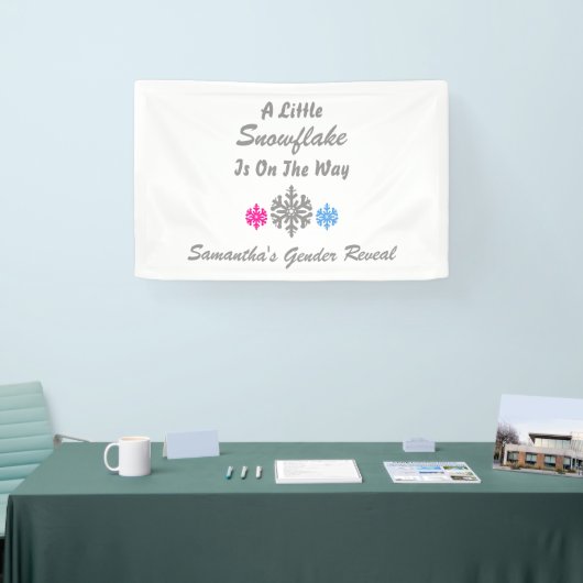 Banderoles Petit Flocon Sur Le Chemin (Salon professionnel)