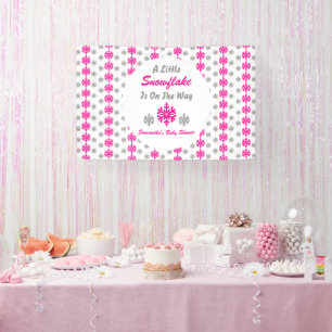 Banderoles Petit Flocon Sur Le Chemin