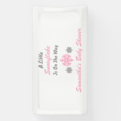 Banderoles Petit Flocon Sur Le Chemin (Verticale)