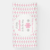 Banderoles Petit Flocon Sur Le Chemin (Verticale)