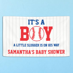 Banderoles Petit frappeur de baseball Garçon Baby Shower