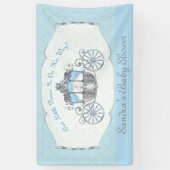 Banderoles Petit prince, baby shower bleu (Vertical)