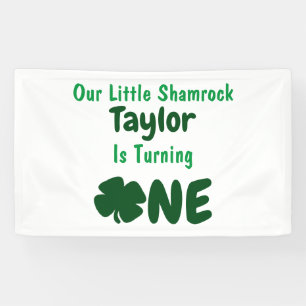Banderoles Petit Shamrock 1er anniversaire