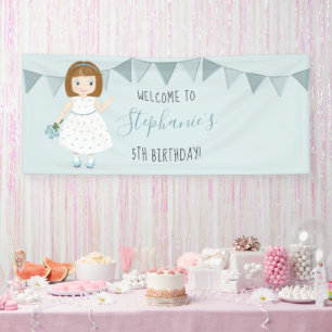 Banderoles Petite Anniversaire Fleur Sauvage
