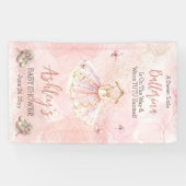 Banderoles Petite Ballerina Est En Route Tutu Baby shower (Horizontal)