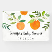 Banderoles Petite Cutie Baby shower Floral (Horizontal)