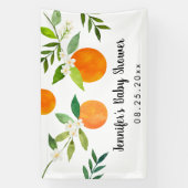 Banderoles Petite Cutie Baby shower Floral (Verticale)