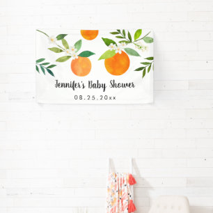 Banderoles Petite Cutie Baby shower Floral