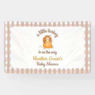 Banderoles Petite Dinde En Route Baby Shower