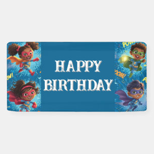 Banderoles Petite Fête de Super-héros