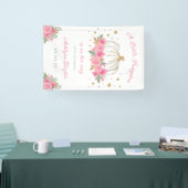 Banderoles Petite fille Citrouille Bébé saupoudrer (Salon professionnel)