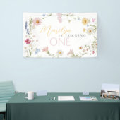 Banderoles Petite fille Fleur sauvage qui devient un annivers (Salon professionnel)