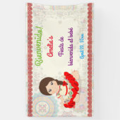 Banderoles Petite fille robe espagnole Niña (Vertical)
