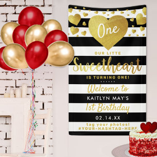 Banderoles Petite Saint-Valentin Chérie Anniversaire Tout Âge
