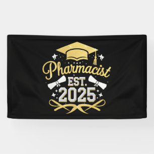Banderoles Pharmacien diplômé de la faculté de pharmacie en 2