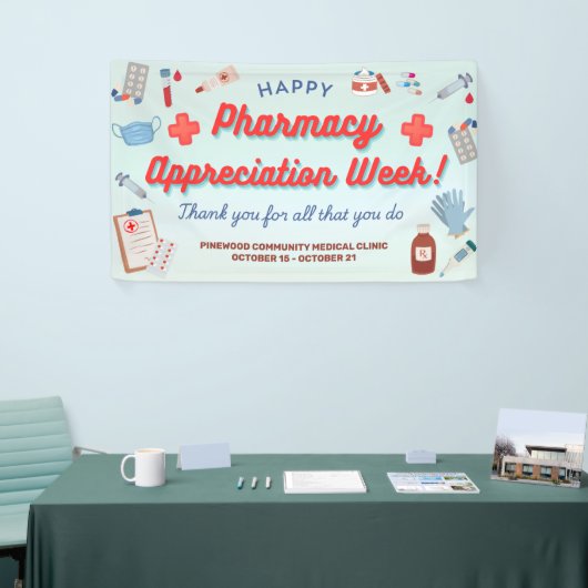 Banderoles Pharmacy Appreciation Week Banner (Salon professionnel)