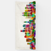 Banderoles Philadelphie Pennsylvania Skyline (Vertical)