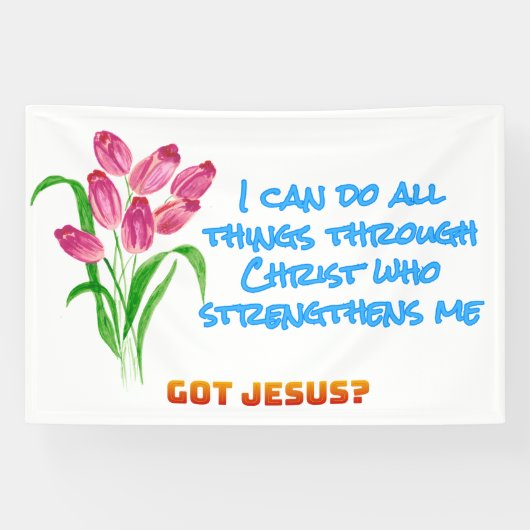 Banderoles Philippiens 4:13 (Horizontal)