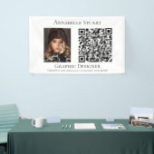 Banderoles Photo Code QR Entreprise Grand Entreprise (Salon professionnel)