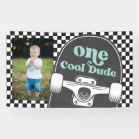 Photo d'anniversaire de Skateboard One Cool Dude