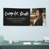 Banderoles Photo de félicitations pour les diplômes modernes (Salon professionnel)