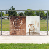 Banderoles Photo de logo de menuiserie en bois moderne élégan (Insitu)