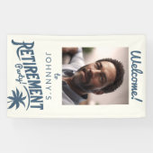 Banderoles Photo de retraite (Horizontal)