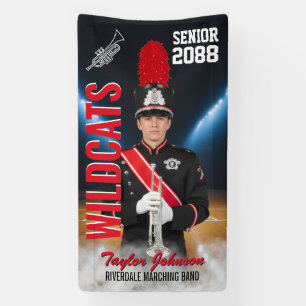 Banderoles Photo de sport de trompette de la fanfare senior