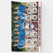 Banderoles Photo d'équipe de baseball (Vertical)