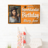 Banderoles Photo d'Halloween Spooktacular Anniversaire (En situation)