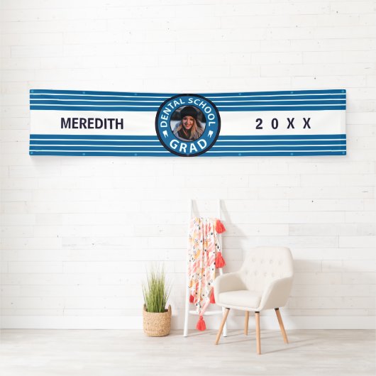 Banderoles Photo Diplôme de l'école dentaire (En situation)