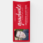 Banderoles Photo d'obtention du diplôme - Classe de Red Grad  (Vertical)