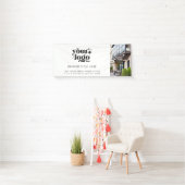 Banderoles Photo d'ouverture du logo d'entreprise personnalis (En situation)