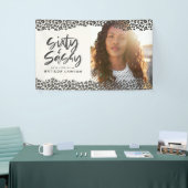 Banderoles photo Empreinte de léopard de soixante et soixante (Salon professionnel)