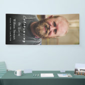 Banderoles Photo funéraire moderne | Célébration de la vie (Salon professionnel)