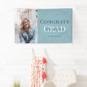 Banderoles Photo Graduation Congrats Grad Class of 2022  (En situation)