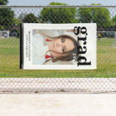 Banderoles Photo Graduation Party Élégant Script moderne (En situation)