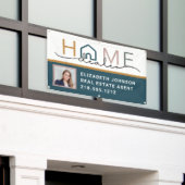 Banderoles Photo moderne Accueil Concessionnaire Realtor Bann (Bâtiment extérieur)