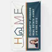 Banderoles Photo moderne Accueil Concessionnaire Realtor Bann (Vertical)