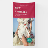 Banderoles photo moderne - Promo produit arrivée (Verticale)