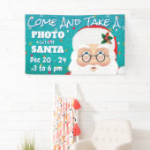 Banderoles Photo Noël du Père Noël (En situation)