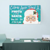 Banderoles Photo Noël du Père Noël (Salon professionnel)
