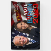 Banderoles Photo patriotique de Biden Harris 2020 (Vertical)