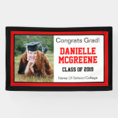 Banderoles Photo Red et Black Grad One (Horizontal)